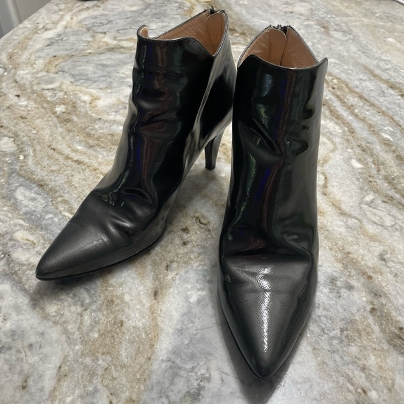 Aquatalia crinkled Leather Ankle Boot Side zip Made in Italy - Picture 14 of 14